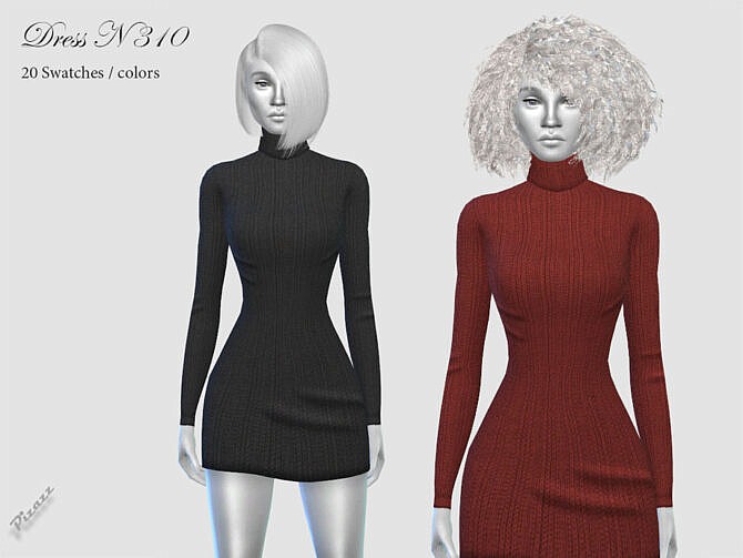 Sims 4 DRESS N 310 by pizazz at TSR