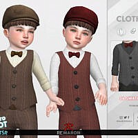 Retro 50s Vests For Toddler 01 By Remaron