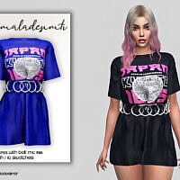T-shirt Dress Mc156 By Mermaladesimtr