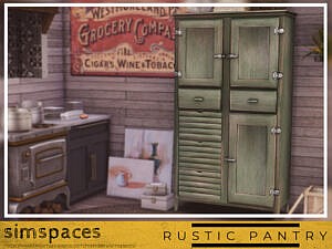Rustic Pantry By Simspaces