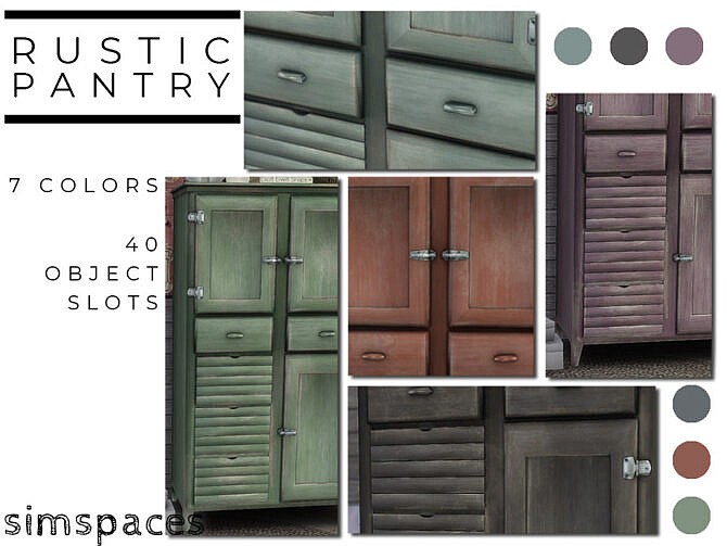 Sims 4 Rustic Pantry by simspaces at TSR