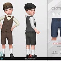 Retro 50s Shorts For Toddler 01 By Remaron