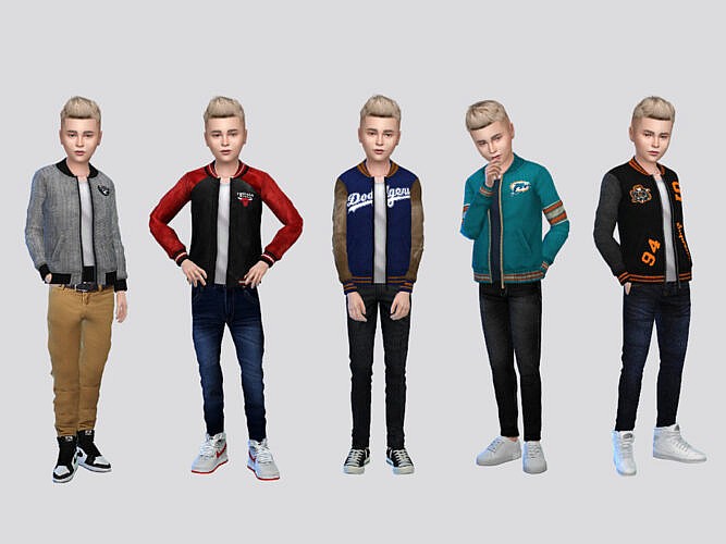 Joe Varsity Jacket Boys By Mclaynesims