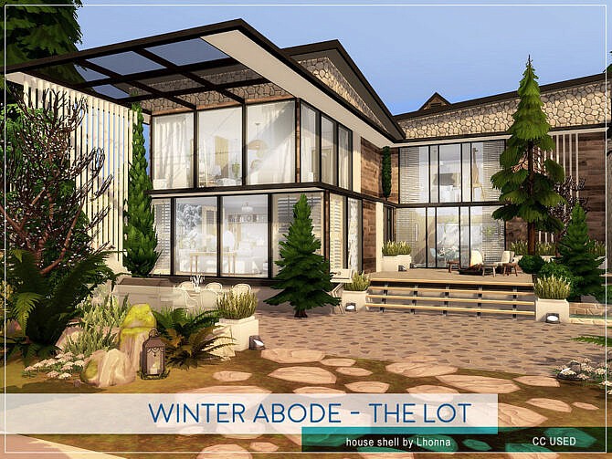 Sims 4 Winter Abode The Lot by Lhonna at TSR