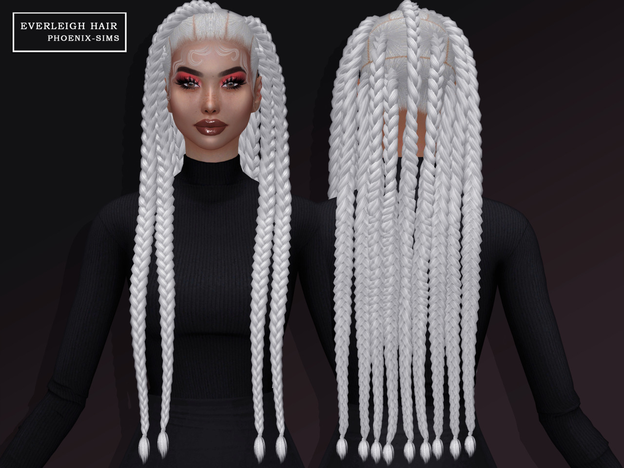 OAKLEY + NATALIA V2 + EVERLEIGH HAIRS at Phoenix-Sims » Sims 4 Updates