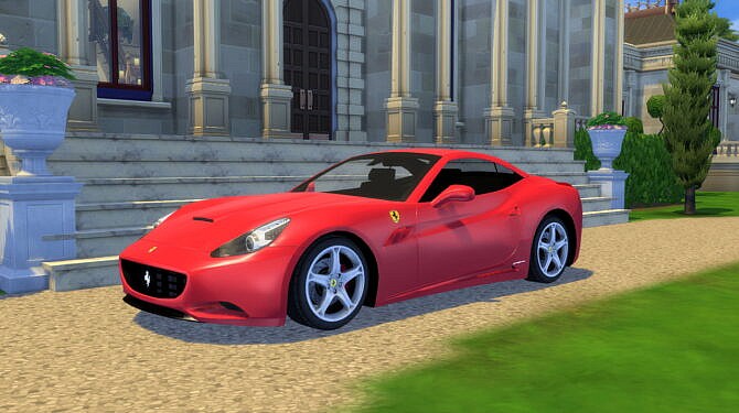 Sims 4 2008 Ferrari California at Modern Crafter CC