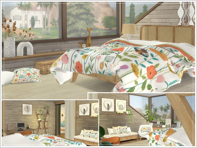 Sims 4 Retro Chloe house by philo at TSR