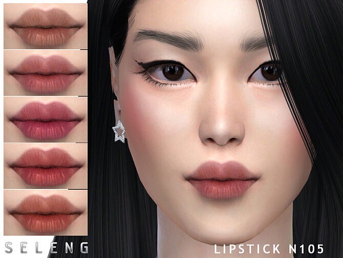 Sims 4 Lipstick N105 by Seleng at TSR