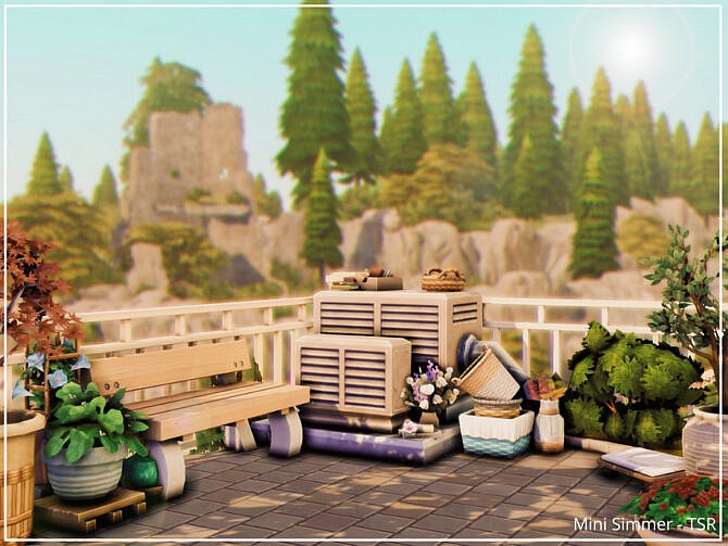 Sims 4 The Luna Escape Home by Mini Simmer at TSR