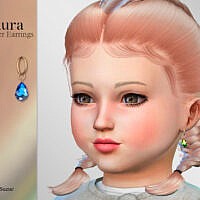 Aura Toddler Earrings By Suzue