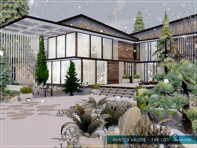 Sims 4 Winter Abode The Lot by Lhonna at TSR