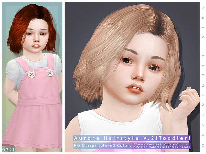 Aurora Hairstyle V.2 [toddler] By Darknightt