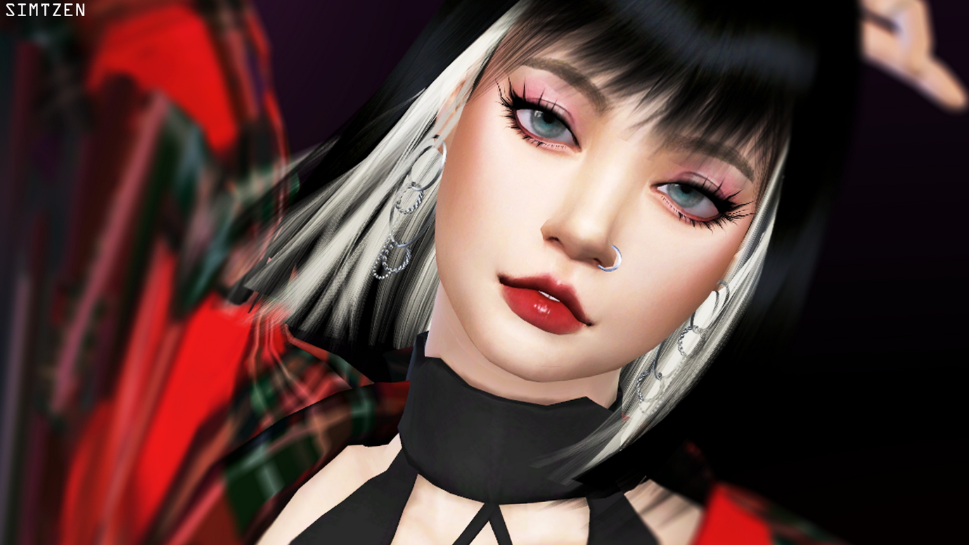 Lovesick Girls Lalisa Hair 003 At Simtzen Sims 4 Updates