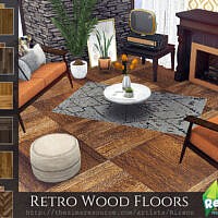 Retro Wood Floors By Rirann