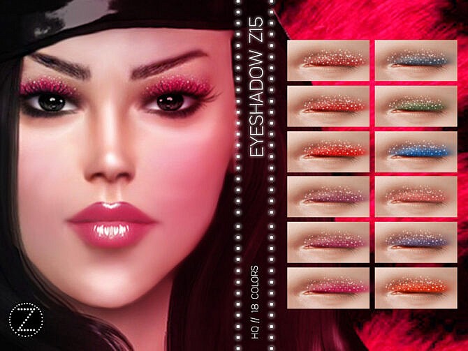 Sims 4 EYESHADOW Z15 by ZENX at TSR