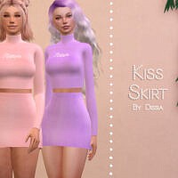 Kiss Skirt By Dissia