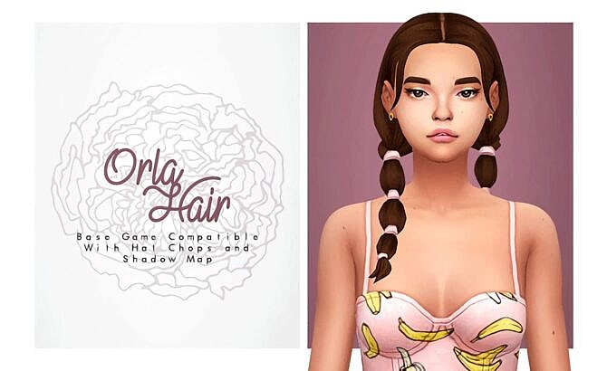 Sims 4 Orla Hair at Isjao