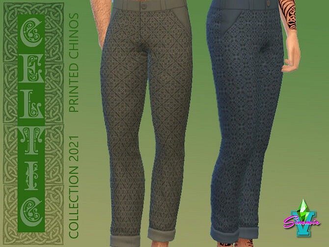 Sims 4 Celtic Chinos by SimmieV at TSR