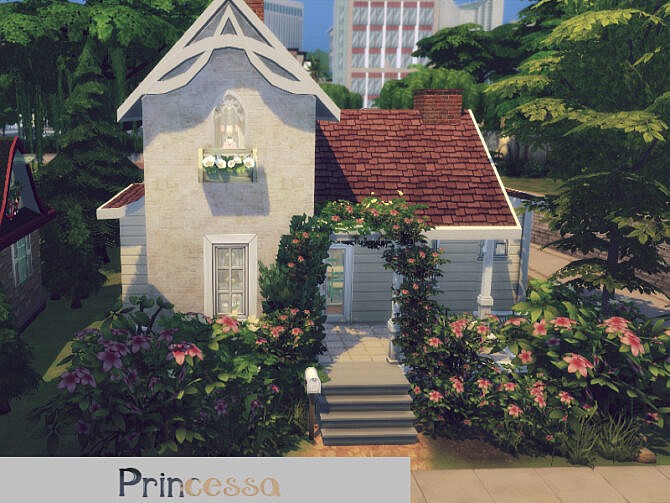 Sims 4 Princessa home by GenkaiHaretsu at TSR