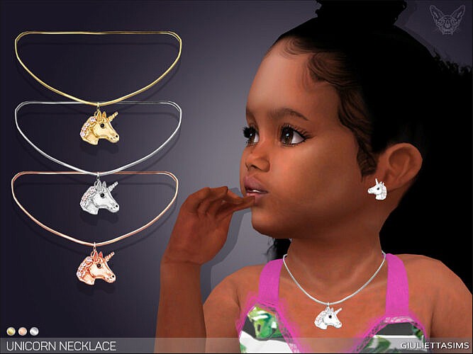 Unicorn Necklace For Toddlers By Feyona