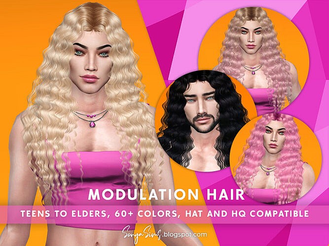 Modulation Hair For Males By Sonyasimscc