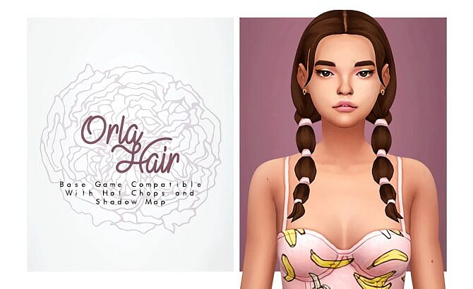Sims 4 Orla Hair at Isjao