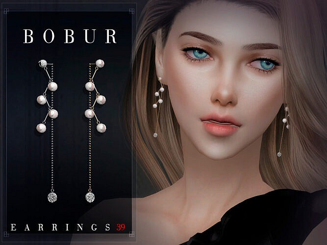 Pearl Earrings 39 By Bobur3