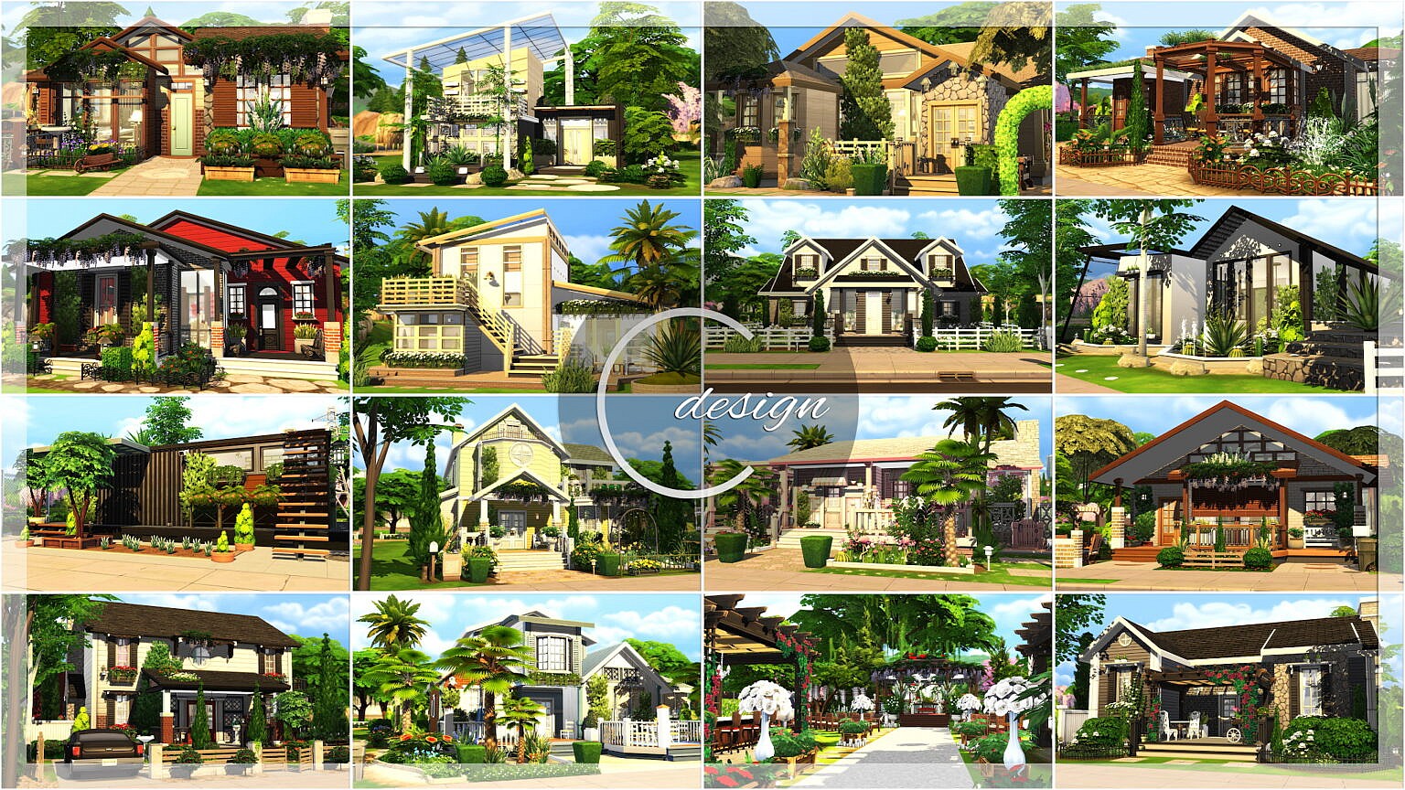 24 Base Game Lots At Cross Design Sims 4 Updates