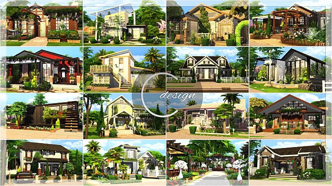 Sims 4 24 Base Game Lots at Cross Design