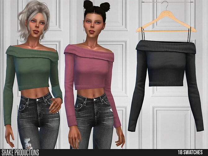 642 Crop Top by ShakeProductions at TSR » Sims 4 Updates