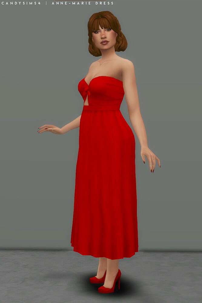 Sims 4 ANNE MARIE DRESS at Candy Sims 4