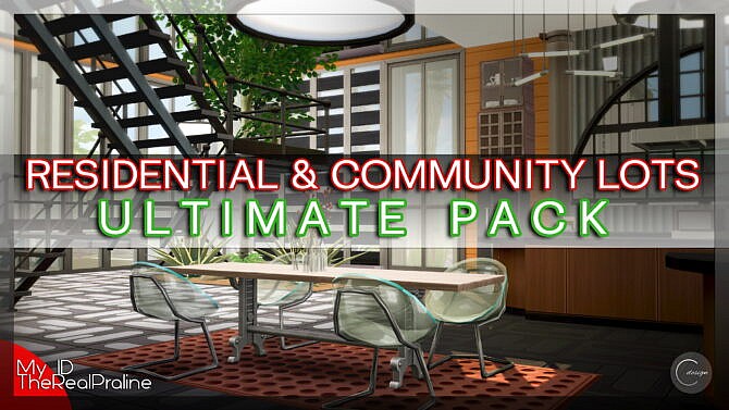 Sims 4 120 Residential & Community Lots Ultimate Pack at Cross Design