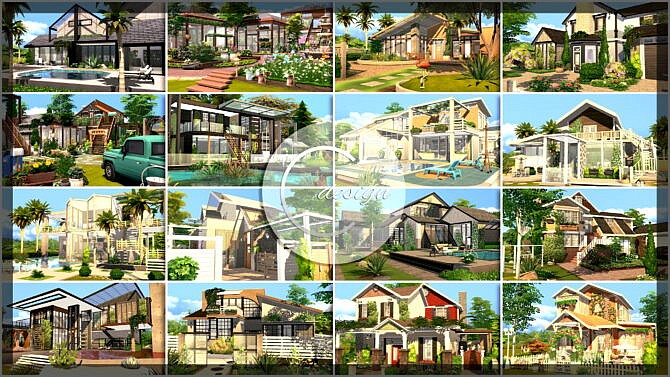 Sims 4 120 Residential & Community Lots Ultimate Pack at Cross Design