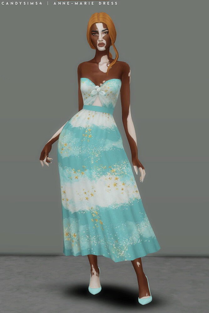 Sims 4 ANNE MARIE DRESS at Candy Sims 4