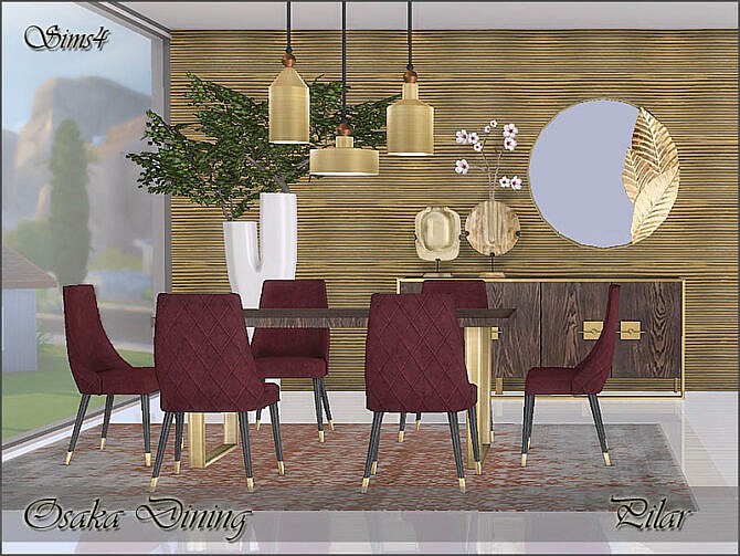 Sims 4 Osaka Dining by Pilar at TSR