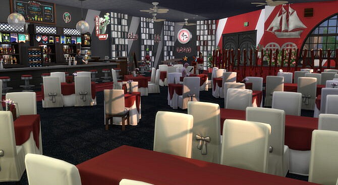 Sims 4 De LaFayette Restaurant by Wykkyd at Mod The Sims 4
