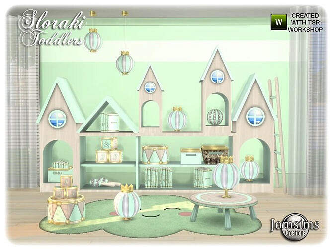 Sims 4 Sloraki toddlers bedroom part 2 by jomsims at TSR