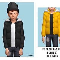 Puffer Jacket Child By Oranostr