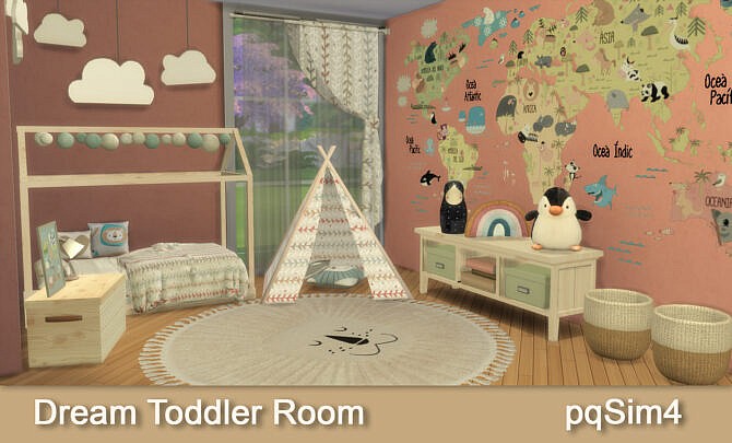Sims 4 Dream Toddler Room at pqSims4