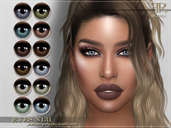 Sims 4 FRS Eyes N131 by FashionRoyaltySims at TSR