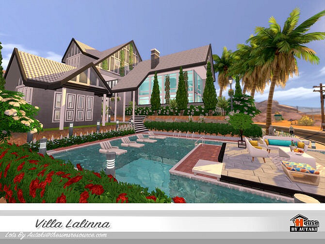 Sims 4 Villa Lalinna by autaki at TSR