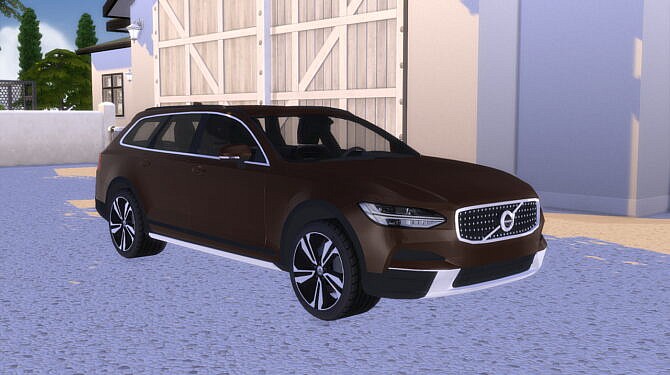 Sims 4 Volvo V90 Cross Country at LorySims