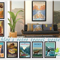 Retro Chloe’s Retro Travel Posters By Philo