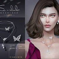 Butterfly Necklace 202105 By S-club Ll