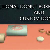 Functional Donut Boxes For Custom Donuts By Flowerbunny