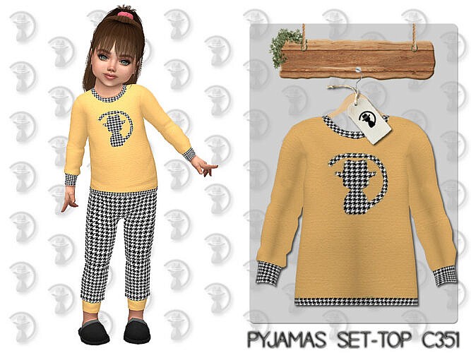 Pyjamas Set Top C351 By Turksimmer