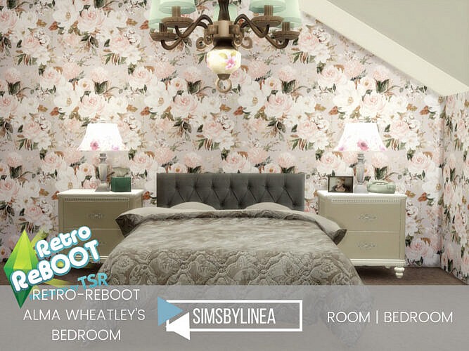 Retro Alma Wheatley’s Bedroom By Simsbylinea