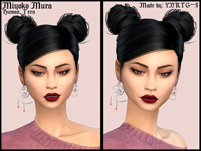 Sims 4 Miyoko Mura by YNRTG S at TSR