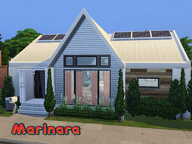 Sims 4 Marinara house by GenkaiHaretsu at TSR