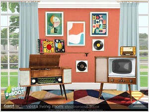 Vesta Livingroom Electronics / Decor By Severinka